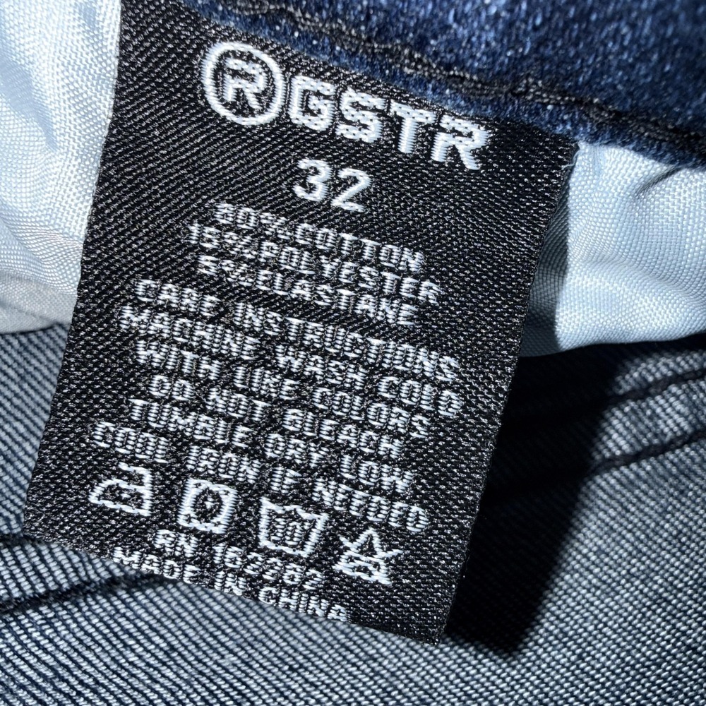 RGSTR Jeans Mens 32x32 Gray Slim Fit Tapered Leg Medium Wash Denim Stretch - Picture 3 of 10